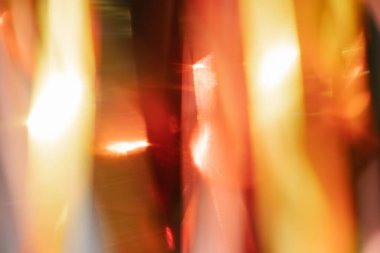 Bokeh ile süslü süslemelerin soyut atmosferik arkaplanı.