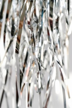 Bokeh ile süslü süslemelerin soyut atmosferik arkaplanı.