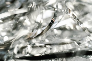 Bokeh ile süslü süslemelerin soyut atmosferik arkaplanı.