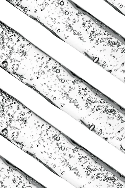 Background of cosmetic pipettes with bubbles close-up. — Stock Photo, Image