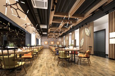 3D RESTAURANT İŞARETİ