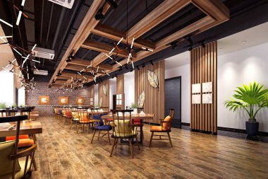 3D RESTAURANT İŞARETİ