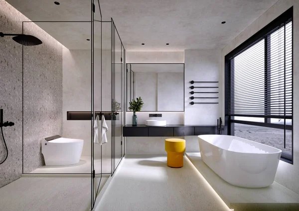 Renderizado Baño Lujo — Foto de Stock