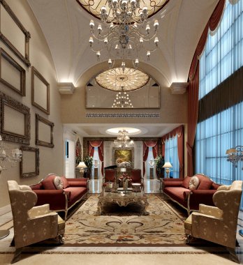 Klas Yaşama Odasının 3 Boyutlu Kalıbı