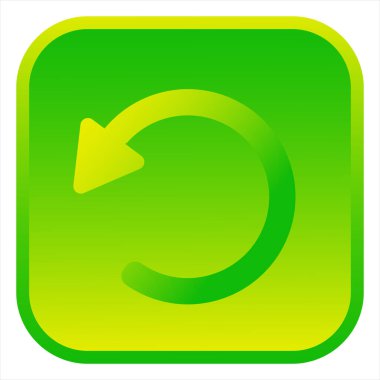 Undo sign. Isolated web icon.