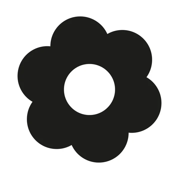 Flower. Isolated web icon. Logo design. — Stock Vector