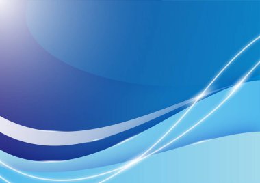 Abstract blue sea waves background