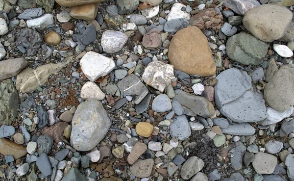 Říční Barevné Kameny Pozadí Kamenů — Stock fotografie