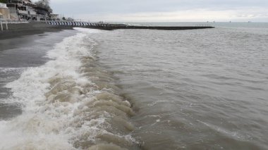 Soçi 'de Karadeniz kıyısında..