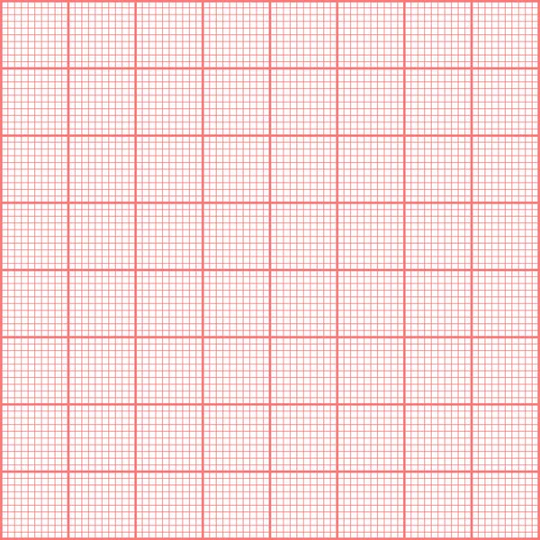 Gráfico cuadrícula milimétrica de papel. — Vector de stock