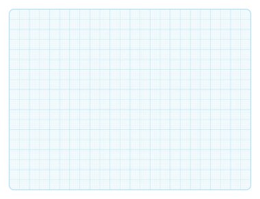 Grafik kağıt milimetre ızgarası.