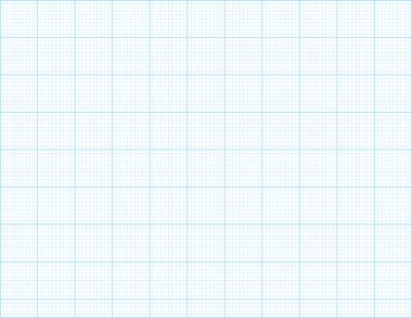 İnç grafik kağıt ızgarası.