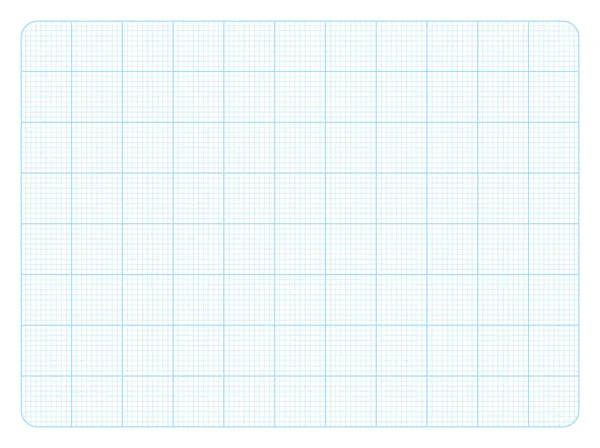 Zoll-Diagrammpapier-Raster. — Stockvektor