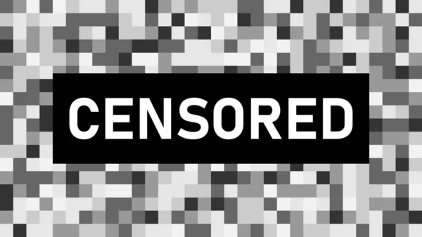 Censored pixel tecken. — Stock vektor