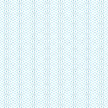 Isometric grafik kağıt ızgarası.