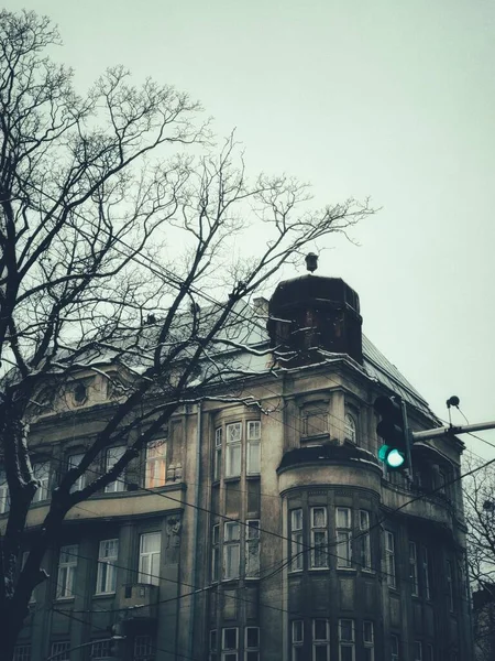 Wandelen Door Een Oude Stad — Stockfoto