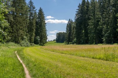 Frankonian İsviçre, Bavyera, Almanya 'daki sakin manzara