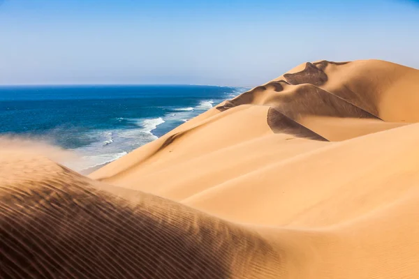 Sand dunes inThe Namib desert along side the atlantic ocean coast, southern Africa, Namibia