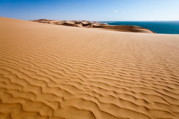 Sanddünen Indie Wüste Namib Entlang Der Atlantikküste Das Südliche Afrika — Stockfoto