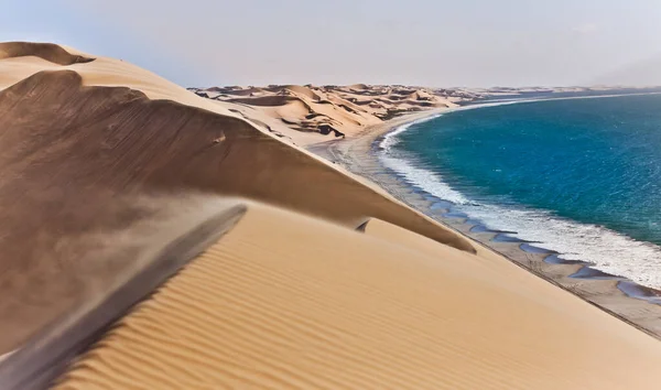 Sand dunes inThe Namib desert along side the atlantic ocean coast, southern Africa, Namibia