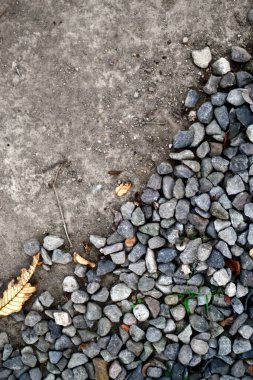 Arka plan, çakıl koleksiyonu.
