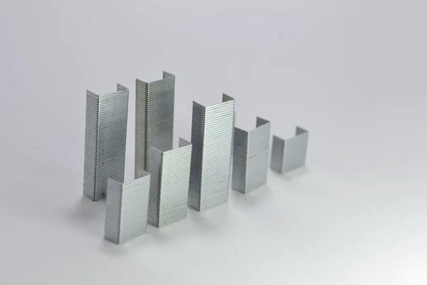 Step Less Arranged Neatly Row Form Skyscrapers — Stock Photo, Image