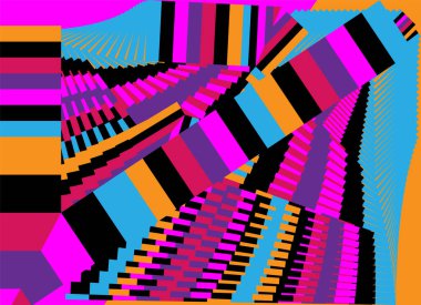 Soyut arkaplan, geometrik dinamik model, vektör modern tasarım dokusu.