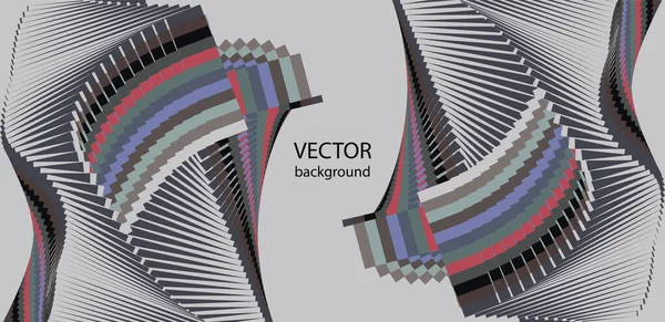 Patrón Dinámico Geométrico Fondo Colorido Abstracto Vector Textura Diseño Moderno — Vector de stock
