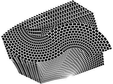 Soyut yarım ton çizgileri arka plan, geometrik dinamik desen, vektör modern tasarım dokusu.