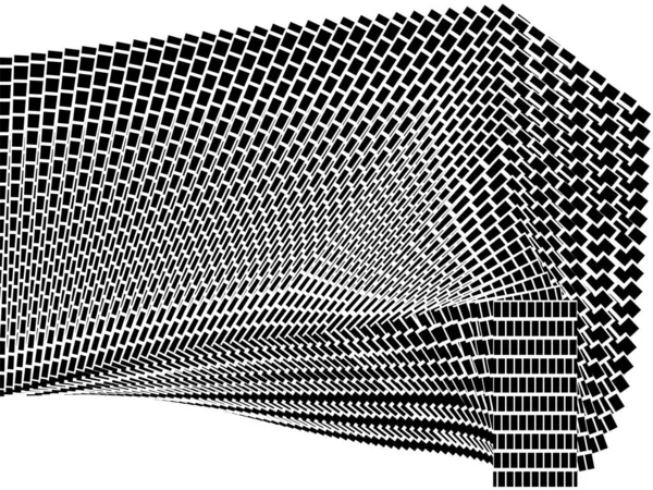 Fondo Líneas Medio Tono Abstracto Patrón Dinámico Geométrico Vector Textura — Vector de stock