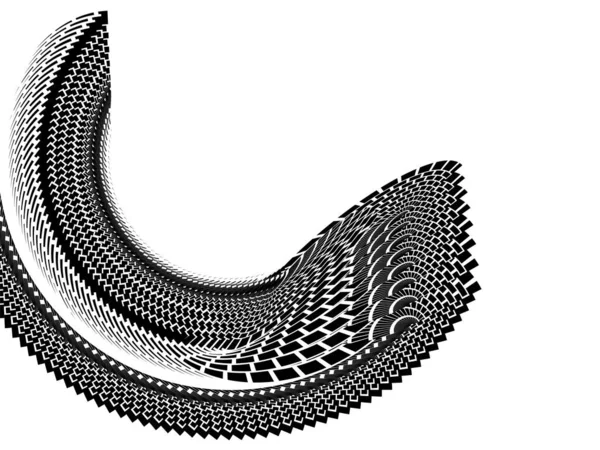 アブストラクトハーフトーン線の背景 幾何学的な動的パターン ベクトル現代的なデザインテクスチャ — ストックベクタ