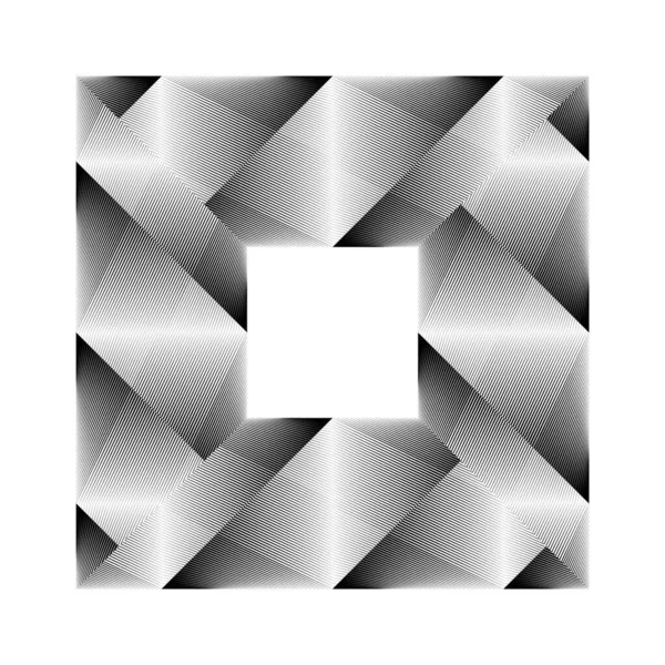 Γεωμετρικό Σχέδιο Στολίδι Φόντο Ημιτονοειδών Γραμμών Διάνυσμα Σύγχρονο Στοιχείο Σχεδιασμού — Διανυσματικό Αρχείο