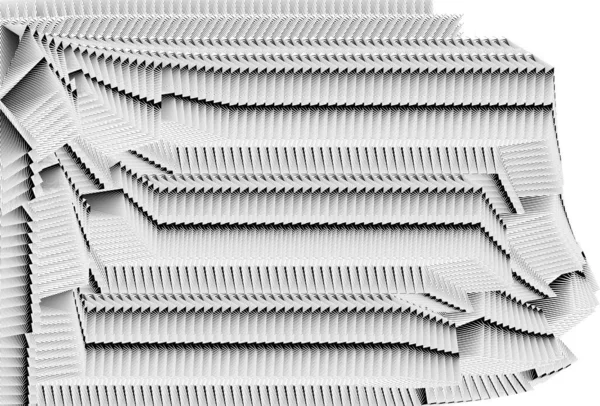 Geometrische Dynamische Muster Abstrakte Halbtonlinien Hintergrund Vektor Moderne Design Textur — Stockvektor