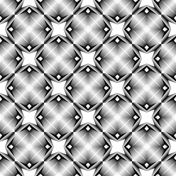 Geometrisches Nahtloses Muster Ornament Modedruck Dekorative Vektorstruktur — Stockvektor