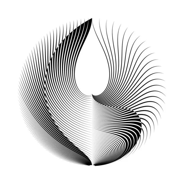 Геометрический Динамический Узор Абстрактный Полутоновый Фон Векторный Элемент Современного Дизайна — стоковый вектор