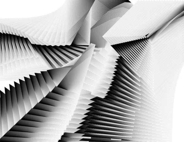 アブストラクトハーフトーン線の背景 幾何学的な動的パターン ベクトル現代的なデザインテクスチャ — ストックベクタ