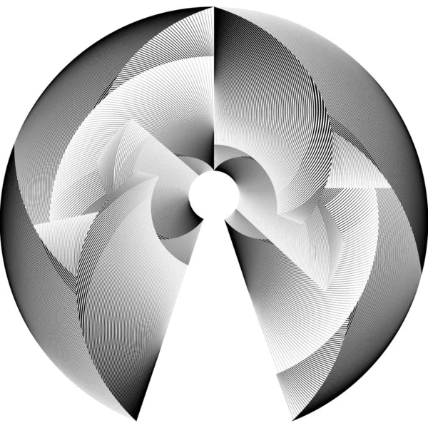几何动态图样 抽象圈背景 矢量现代设计元素 — 图库矢量图片