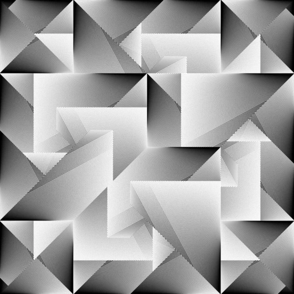 Геометричний Динамічний Візерунок Абстрактний Напівтоновий Фон Сучасна Текстура Дизайну — стоковий вектор