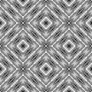 Geometrik dikişsiz desen, süs, moda izi, vektör dekoratif doku.