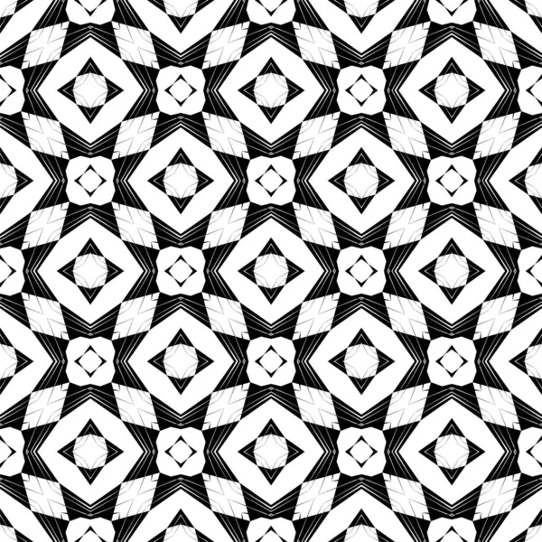 Geometric Seamless Pattern Ornament Vector Decorative Texture — Stock Vector