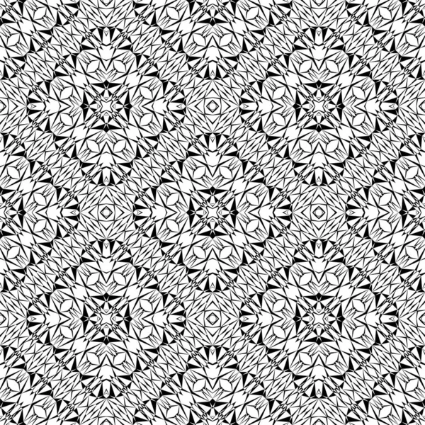 Geometrisches Nahtloses Muster Ornament Dekorative Vektorstruktur — Stockvektor