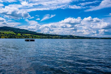 Beautiful view of the lake hallwil  - Meisterschwanden, Switzerland