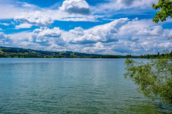 Beautiful view of the lake hallwil  - Meisterschwanden, Switzerland