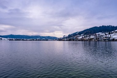 Winter lake view - Aegeri, Switzerland