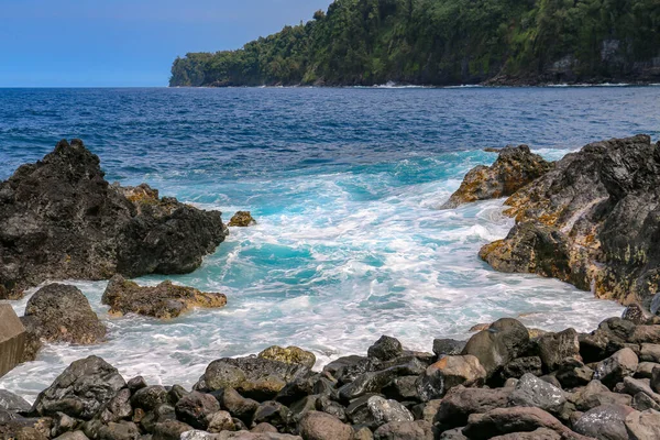 Laupahoehoe Point Beach Park Big Island Havaí — Fotografia de Stock