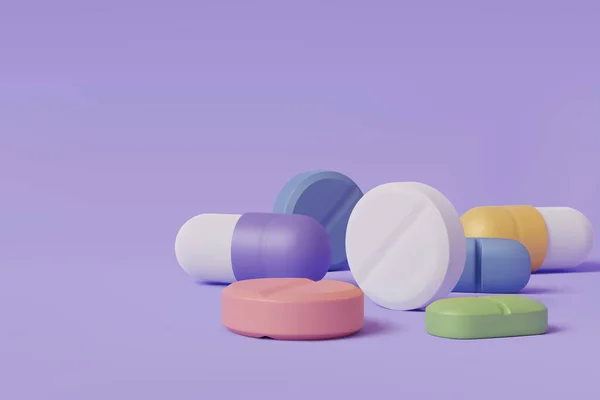 薬局薬健康タブレット薬のベクトルイラスト — ストックベクタ