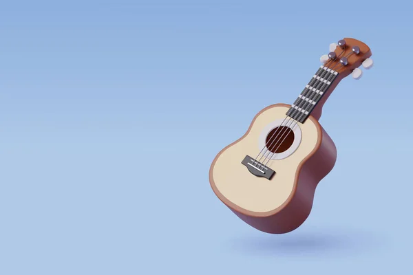 Guitarra Acústica Concepto Música Instrumento — Vector de stock