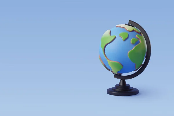Geography Earth Globe Blue Education Business Concept — Image vectorielle