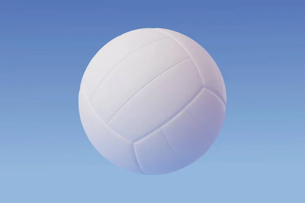Vector White Volleyball Ball Sport Game Competition Concept — Vettoriale Stock