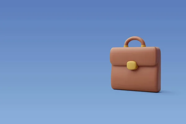 Vector Business Briefcase School Bag Business Finance Education Concept — 스톡 벡터